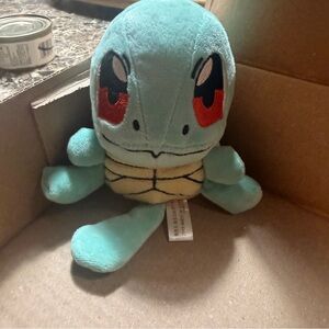 Pokemon Squirtle Plush Toy - Blue and Yellow